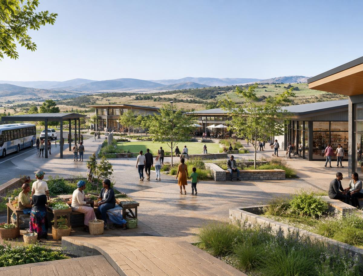 Representative rural mixed-use development vision